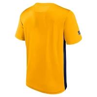 Fanatics /Navy Nashville Predators Authentic Pro Rink Tech T-Shirt