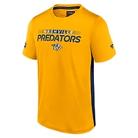 Fanatics /Navy Nashville Predators Authentic Pro Rink Tech T-Shirt