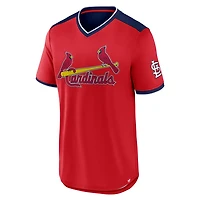 Fanatics Navy St Louis Cardinals Walk-Off V-Neck T-Shirt