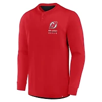 Fanatics New Jersey Devils Adrenaline Push Long Sleeve T-Shirt