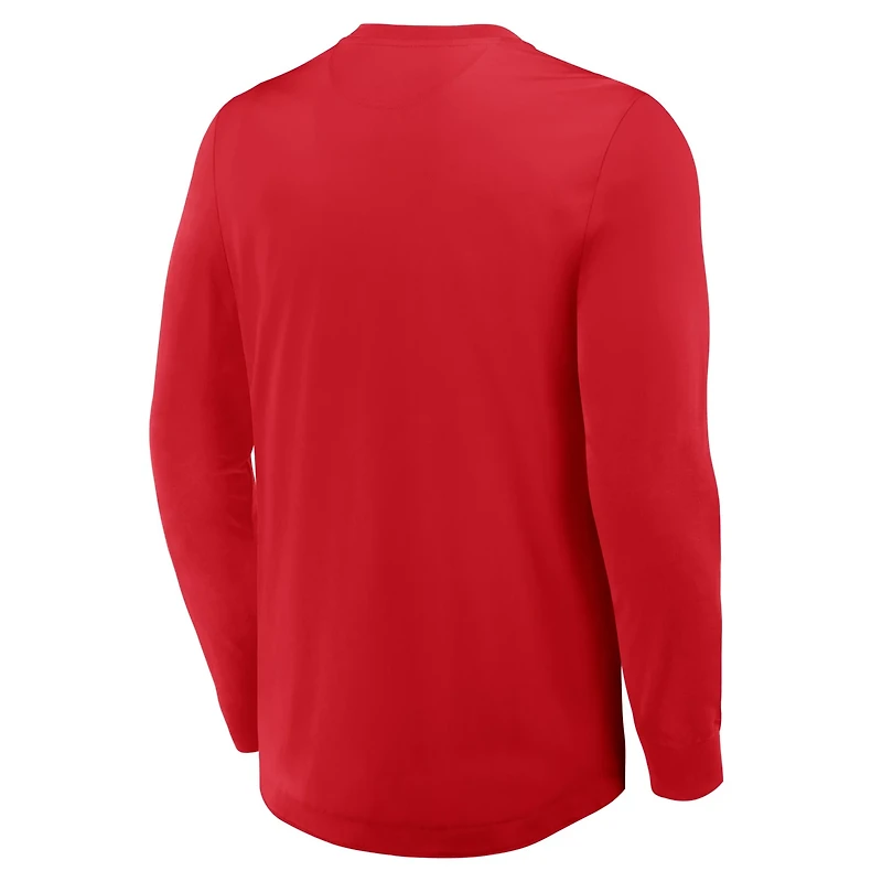 Fanatics New Jersey Devils Adrenaline Push Long Sleeve T-Shirt