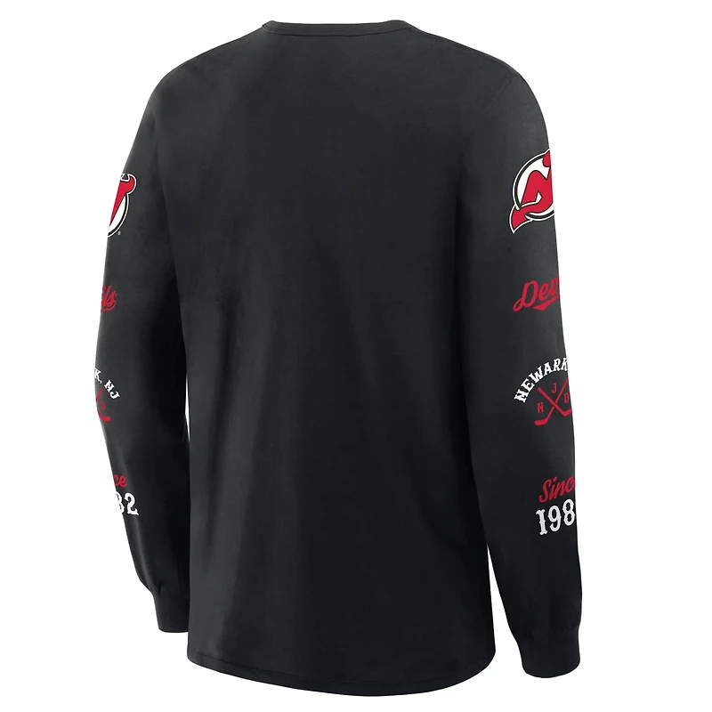 Fanatics New Jersey Devils Boxed Legacy Long Sleeve T-Shirt