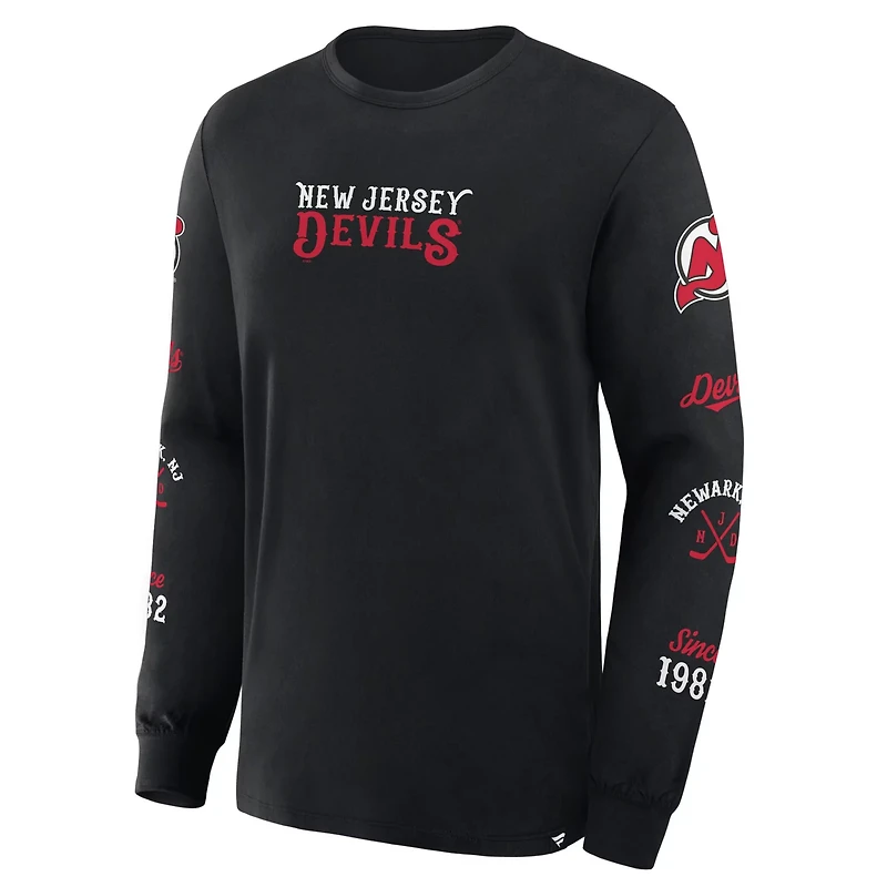 Fanatics New Jersey Devils Boxed Legacy Long Sleeve T-Shirt