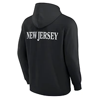 Fanatics New Jersey Devils Elements Blaze Tri-Blend Long Sleeve Hoodie T-Shirt