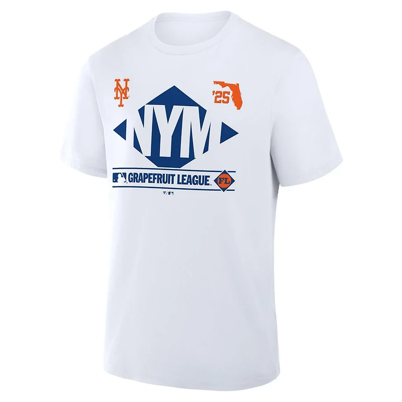 Fanatics New York Mets 2025 Spring Training Grapefruit League True Icon T-Shirt