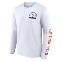 Fanatics New York Mets Press Box Long Sleeve T-Shirt