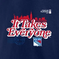 Fanatics New York Rangers 2024 Stanley Cup Playoffs Slogan T-Shirt