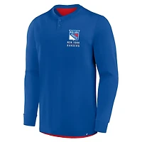 Fanatics New York Rangers Adrenaline Push Long Sleeve T-Shirt