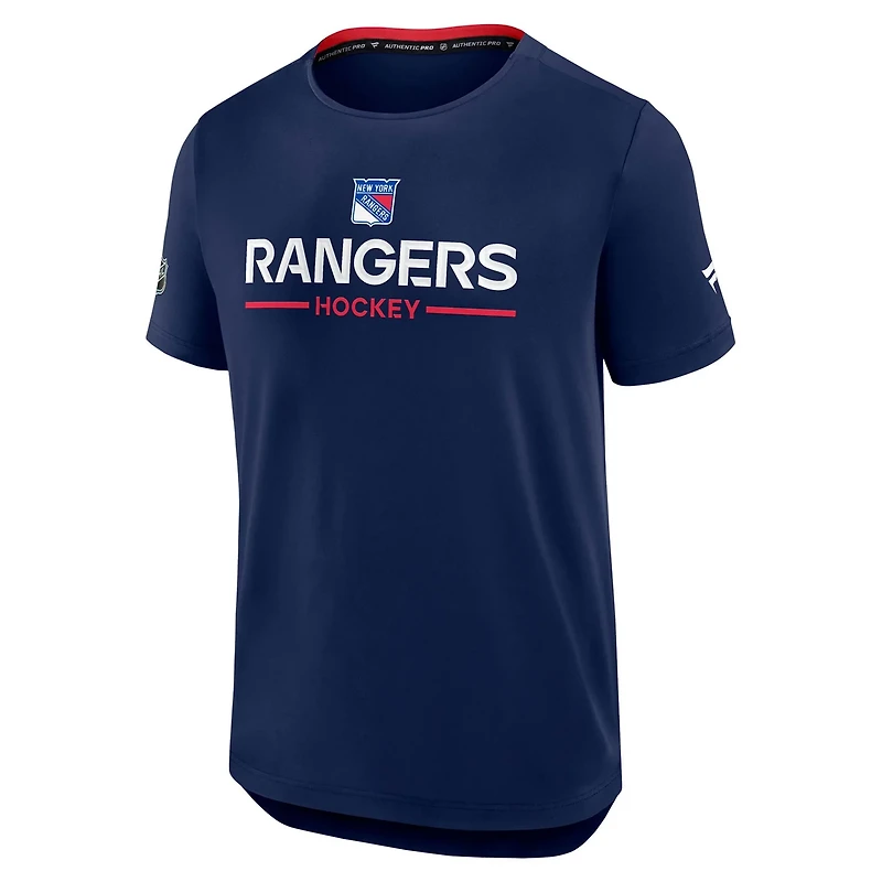 Fanatics New York Rangers Authentic Pro Rink Tech T-Shirt