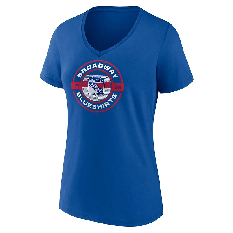 Fanatics New York Rangers Local A V-Neck T-Shirt