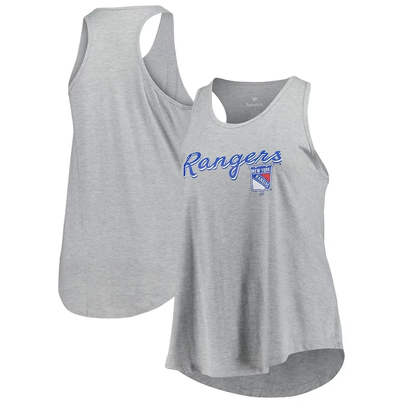 Fanatics New York Rangers Plus Racerback Tank Top