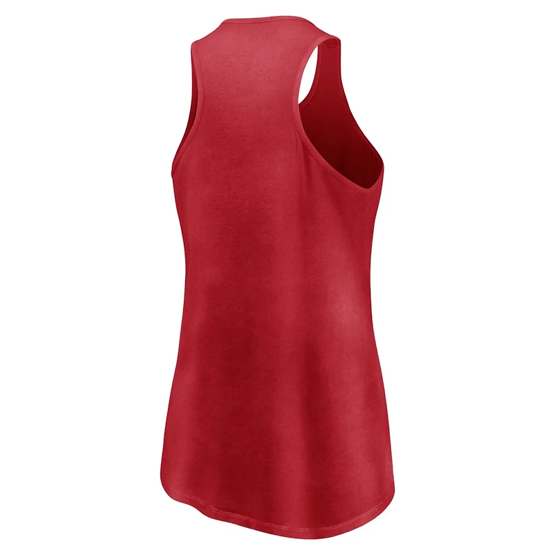 Fanatics New York Rangers Simplicity Swing Racerback Scoop Neck Tank Top