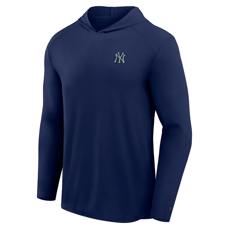 Fanatics New York Yankees Front Office Power Mono Long Sleeve Hoodie T-Shirt