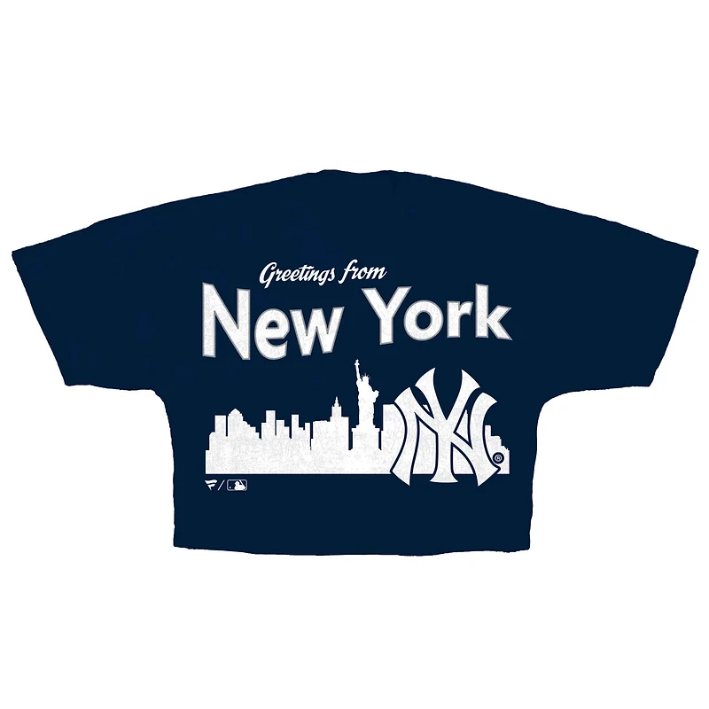 Fanatics New York Yankees Skyline Crop T-Shirt