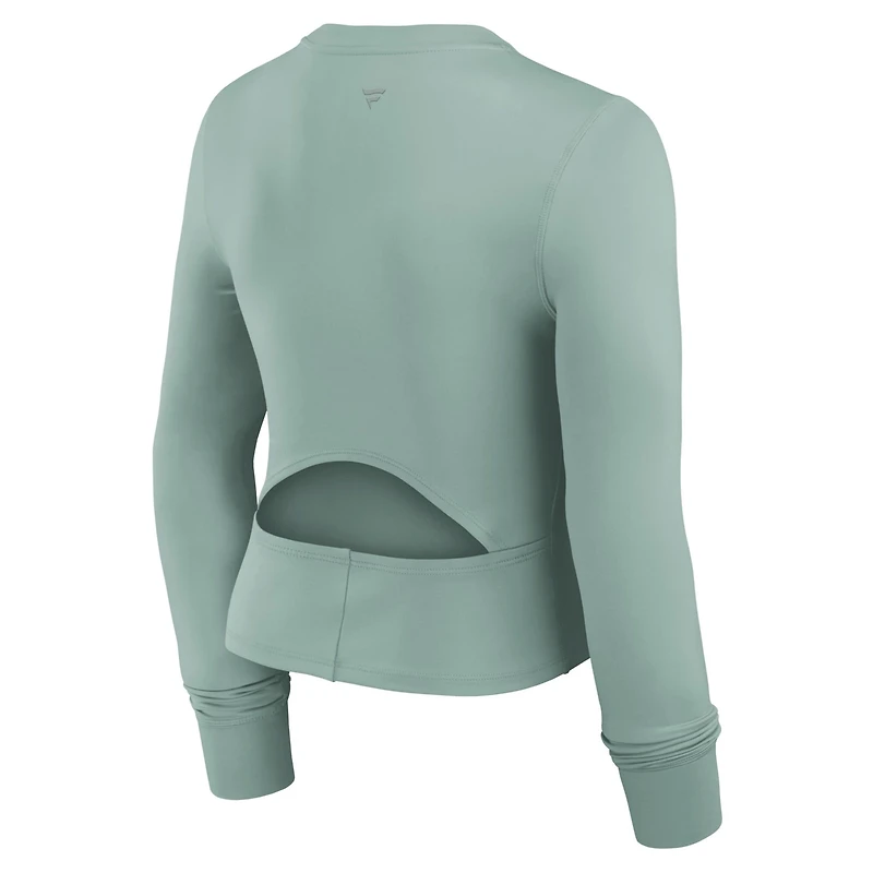 Fanatics New York Yankees Studio Fitted Long Sleeve Gym Top