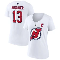 Fanatics Nico Hischier New Jersey Devils Special Edition 20 Name  Number V-Neck T-Shirt