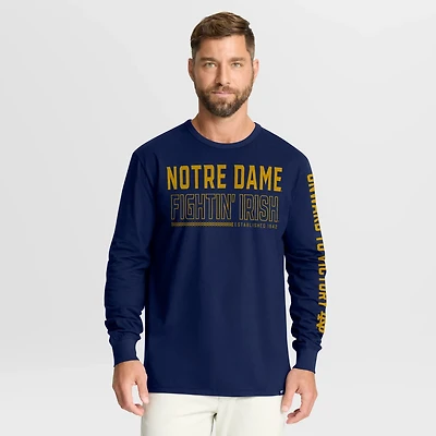 Fanatics Notre Dame Fighting Irish Quad Fuel The Fire Long Sleeve T-Shirt