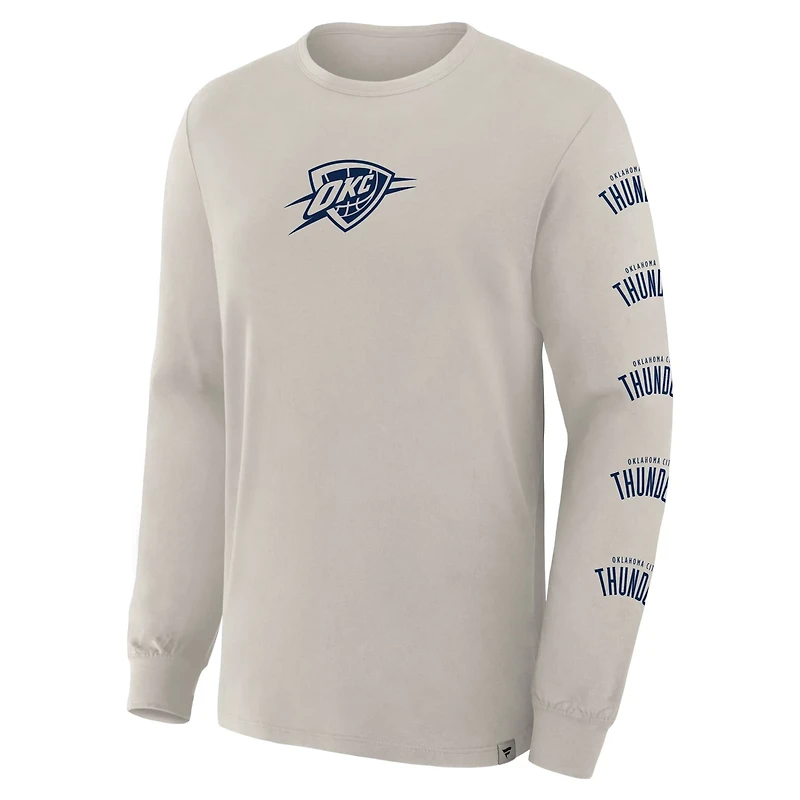 Fanatics Oklahoma City Thunder Crossover Collection Ball Screen Action Premium Long Sleeve T-Shirt