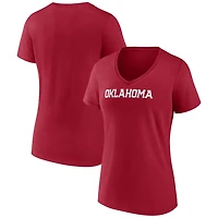 Fanatics Oklahoma Sooners Basic Arch V-Neck T-Shirt