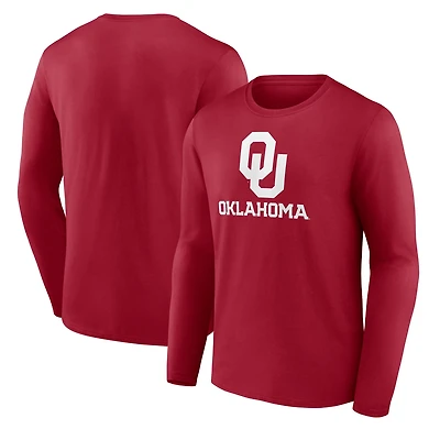 Fanatics Oklahoma Sooners Team Lockup Long Sleeve T-Shirt
