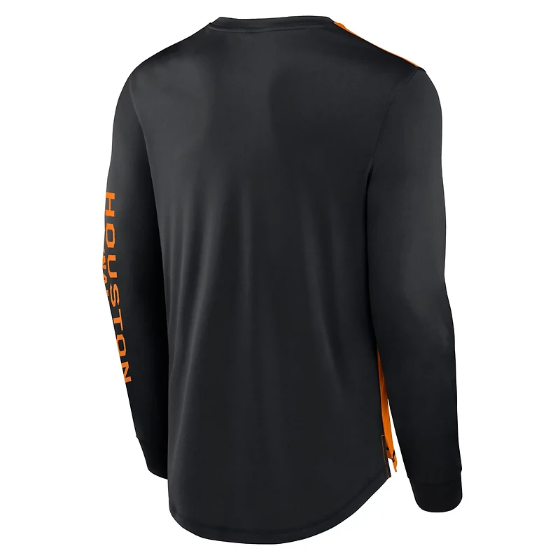 Fanatics Orange Houston Dynamo FC Striker Long Sleeve T-Shirt