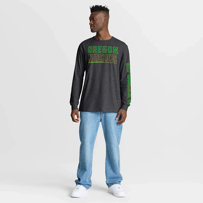 Fanatics Oregon Ducks Quad Fuel The Fire Long Sleeve T-Shirt