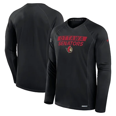 Fanatics Ottawa Senators Authentic Pro Rink Tech Long Sleeve T-Shirt