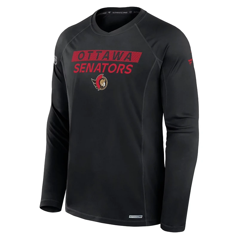 Fanatics Ottawa Senators Authentic Pro Rink Tech Long Sleeve T-Shirt