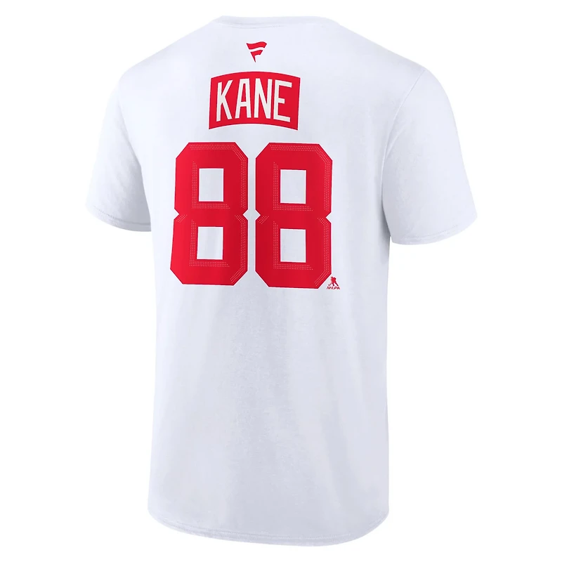 Fanatics Patrick Kane Detroit Red Wings 2025 NHL Stadium Series Authentic Stack Name Number T-Shirt