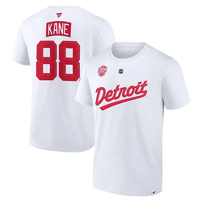 Fanatics Patrick Kane Detroit Red Wings 2025 NHL Stadium Series Authentic Stack Name  Number T-Shirt