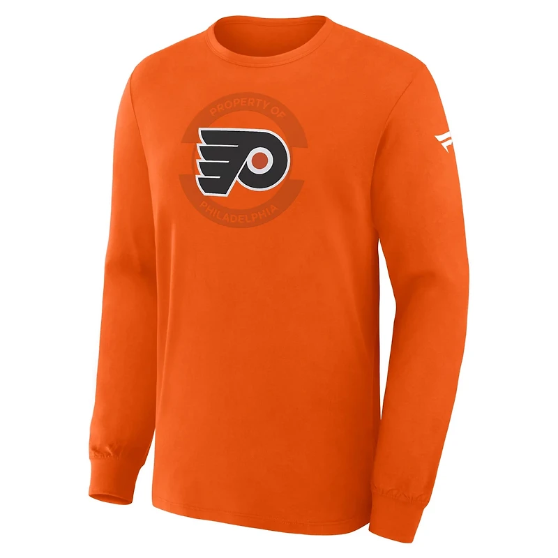 Fanatics Philadelphia Flyers Authentic Pro Property Of Practice Long Sleeve T-Shirt