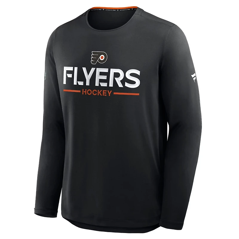 Fanatics Philadelphia Flyers Authentic Pro Rink Tech Long Sleeve T-Shirt