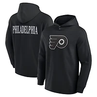 Fanatics Philadelphia Flyers Elements Blaze Tri-Blend Long Sleeve Hoodie T-Shirt