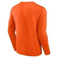 Fanatics Philadelphia Flyers Strike the Goal Long Sleeve T-Shirt