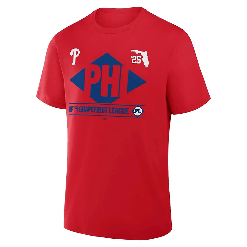 Fanatics Philadelphia Phillies 2025 Spring Training Grapefruit League True Icon T-Shirt