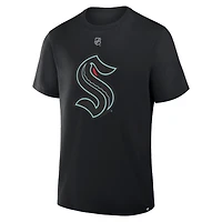 Fanatics Philipp Grubauer Seattle Kraken Authentic Stack Name  Number T-Shirt