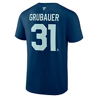 Fanatics Philipp Grubauer Seattle Kraken Special Edition 20 Name  Number T-Shirt