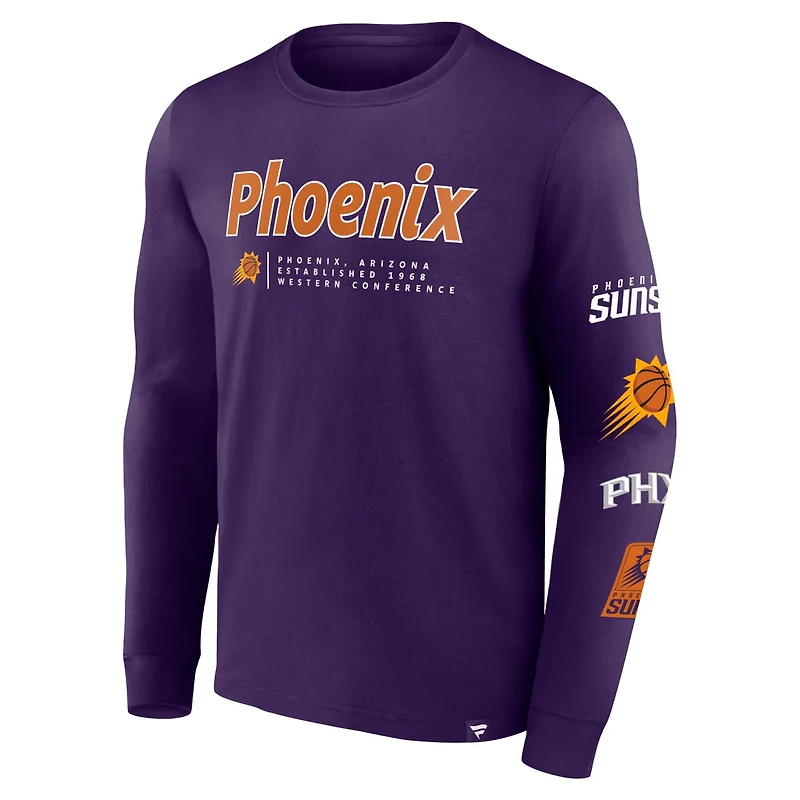 Fanatics Phoenix Suns Baseline Long Sleeve T-Shirt
