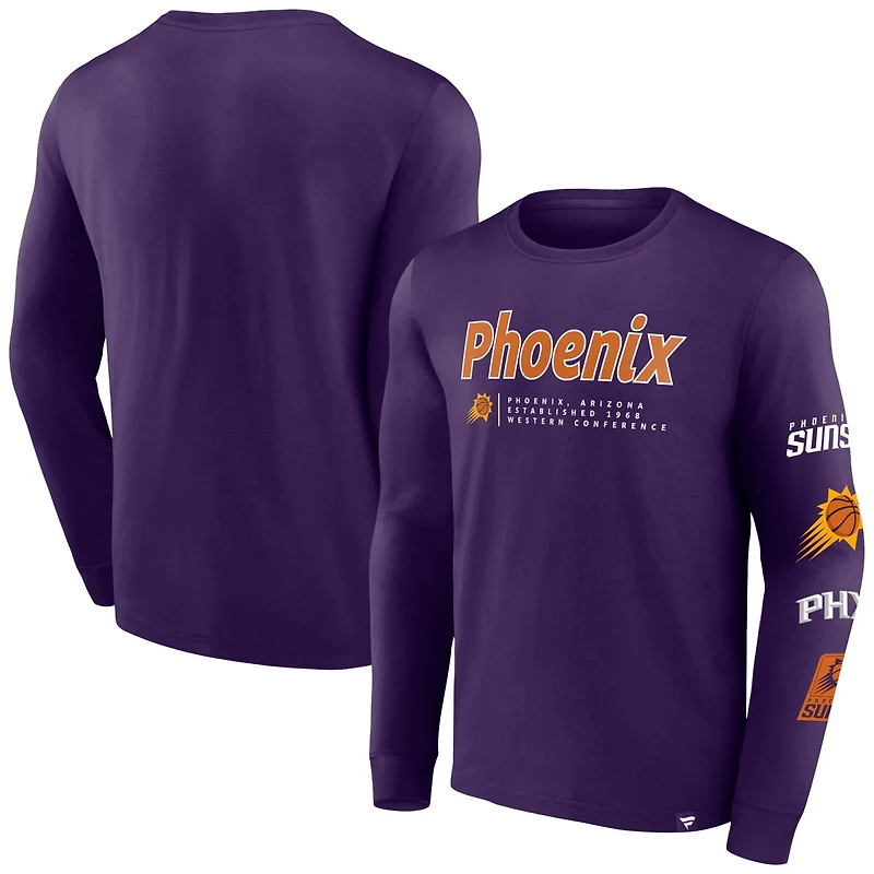 Fanatics Phoenix Suns Baseline Long Sleeve T-Shirt
