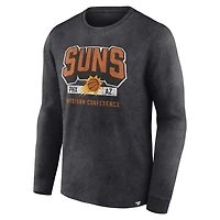 Fanatics Phoenix Suns Front Court Press Snow Wash Long Sleeve T-Shirt