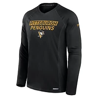 Fanatics Pittsburgh Penguins Authentic Pro Rink Tech Long Sleeve T-Shirt