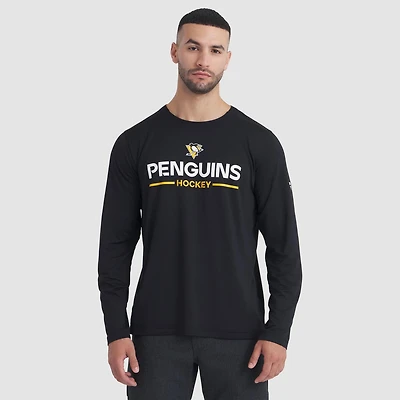 Fanatics Pittsburgh Penguins Authentic Pro Rink Tech Long Sleeve T-Shirt