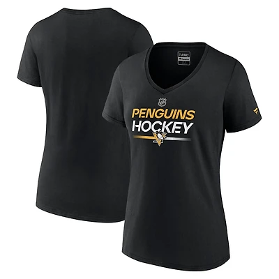 Fanatics Pittsburgh Penguins Authentic Pro V-Neck T-Shirt