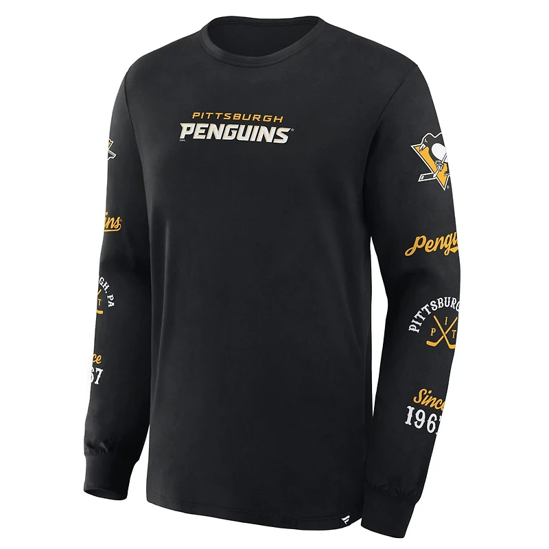 Fanatics Pittsburgh Penguins Boxed Legacy Long Sleeve T-Shirt
