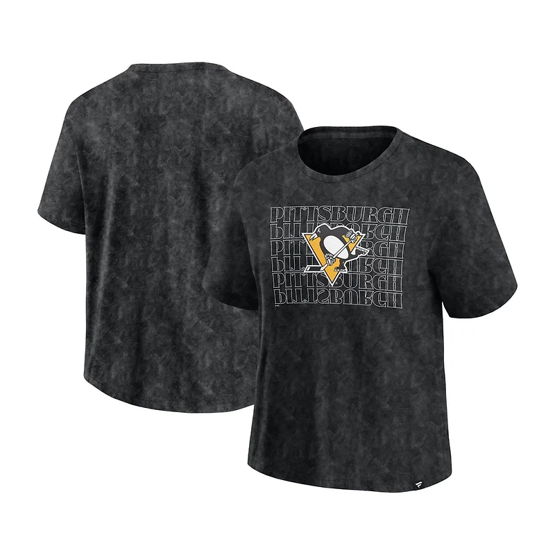 Fanatics Pittsburgh Penguins Faded Wash T-Shirt