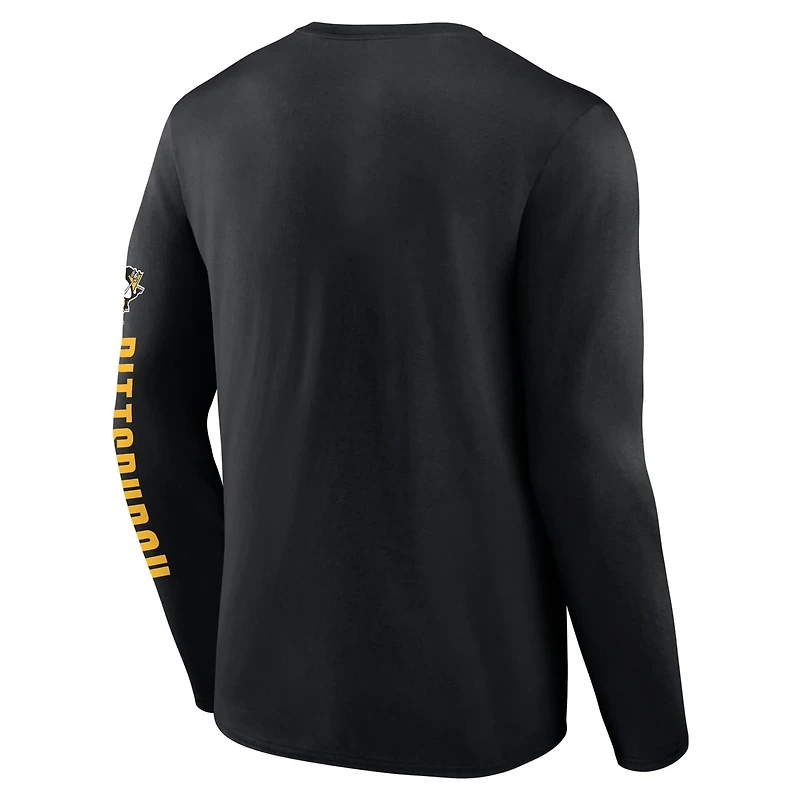 Fanatics Pittsburgh Penguins Headline Long Sleeve T-Shirt