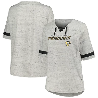 Fanatics Pittsburgh Penguins Plus Lace-Up T-Shirt