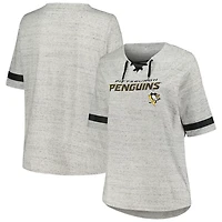 Fanatics Pittsburgh Penguins Plus Lace-Up T-Shirt