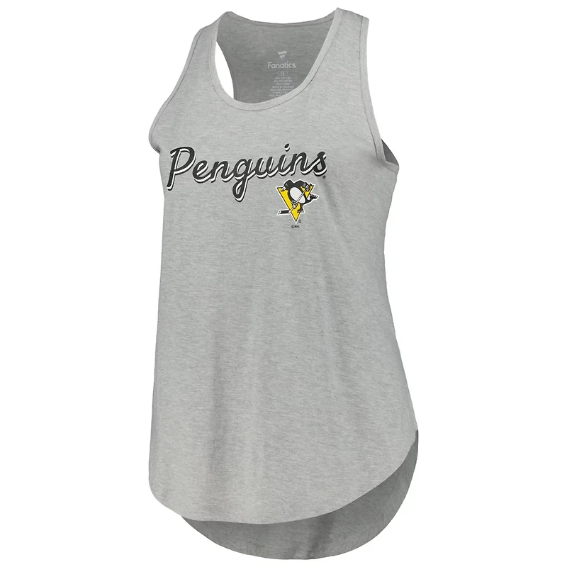 Fanatics Pittsburgh Penguins Plus Racerback Tank Top