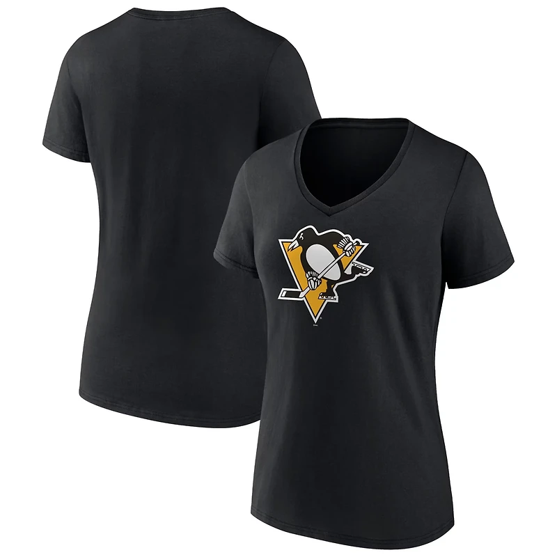Fanatics Pittsburgh Penguins Primary Logo Team V-Neck T-Shirt